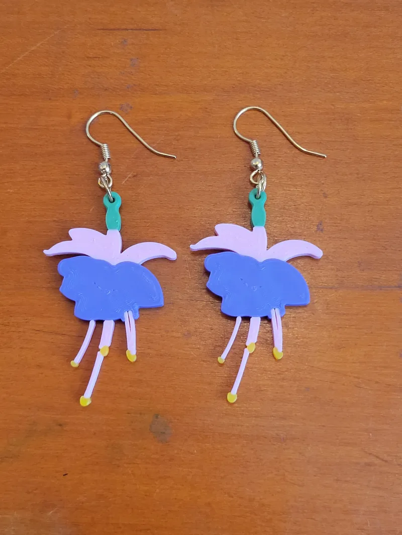 Fuchsia Earring