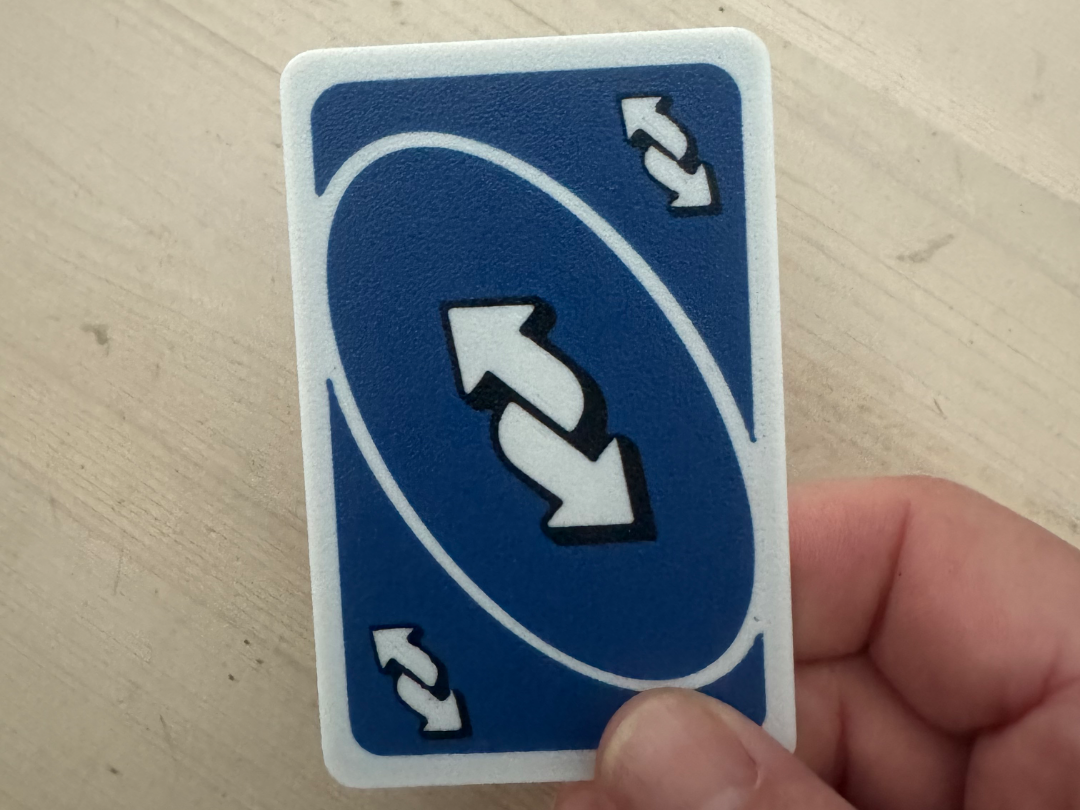 UNO "reverse" Card-Cover Tap-to-Pay