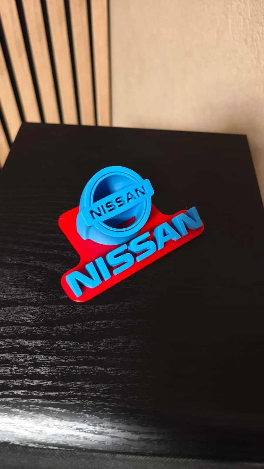 Nissan Car Logo Stand - Free 3D Print Model - MakerWorld