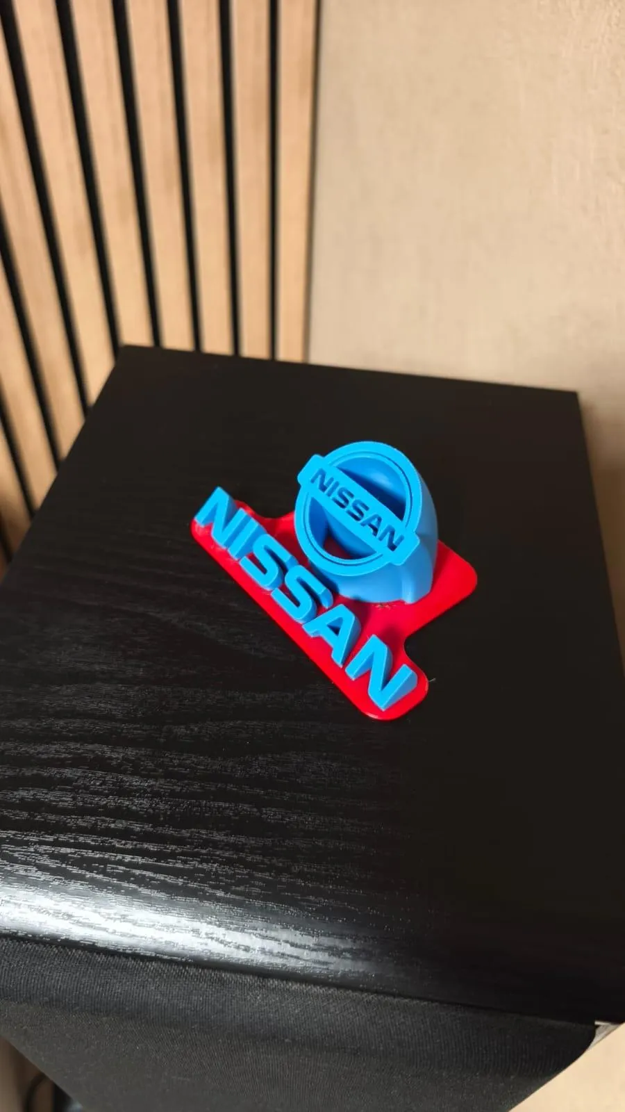 Nissan Car Logo Stand - Free 3D Print Model - MakerWorld