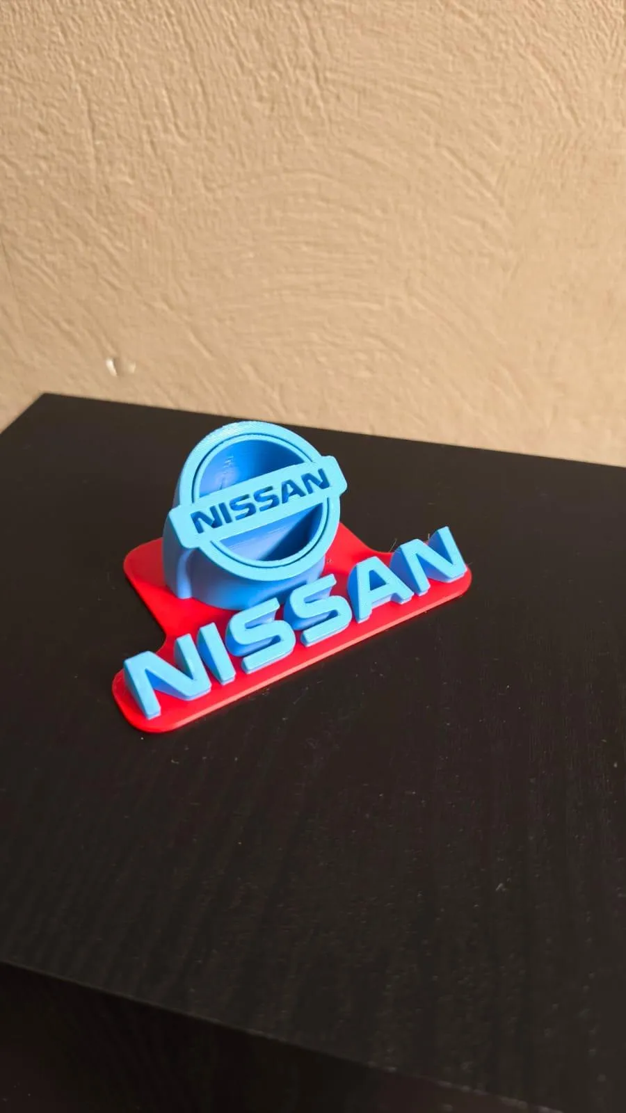 Nissan Car Logo Stand - Free 3D Print Model - MakerWorld