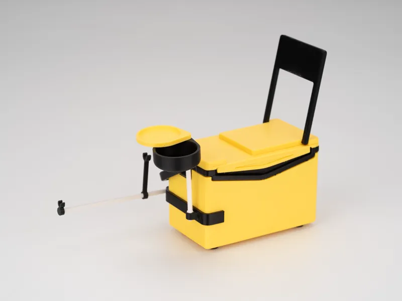 Miniature Fishing Tackle Box Decorative Ornament 