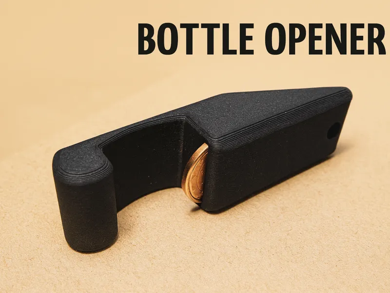 Flaschenöffner 1 Cent / Coin Bottle opener