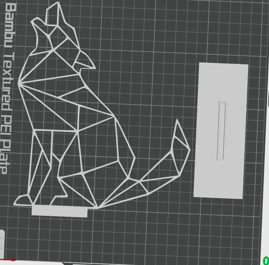 low poly art wolf with stand by Enova 3D - MakerWorld