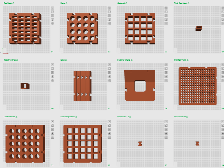 Diamond Painting Kleiner Turm mit Drehteller