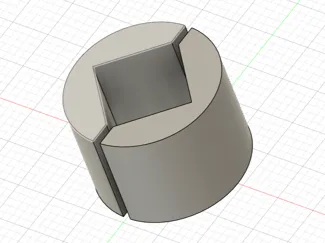 1.85 to 1 inch square