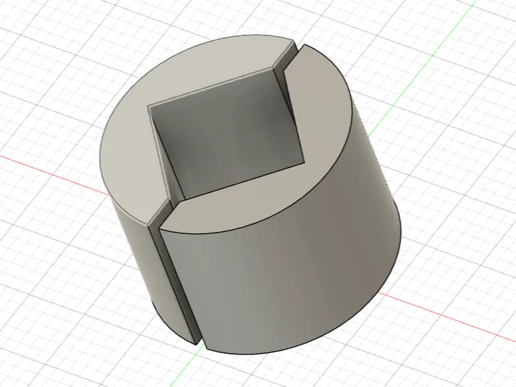 1.85 to 1 inch square 