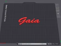 Prénom décoratif Gaïa — photo 1