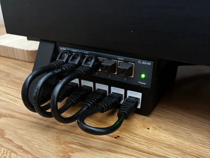 TL-SG105 Mount, Keystone coupler, TP link switch