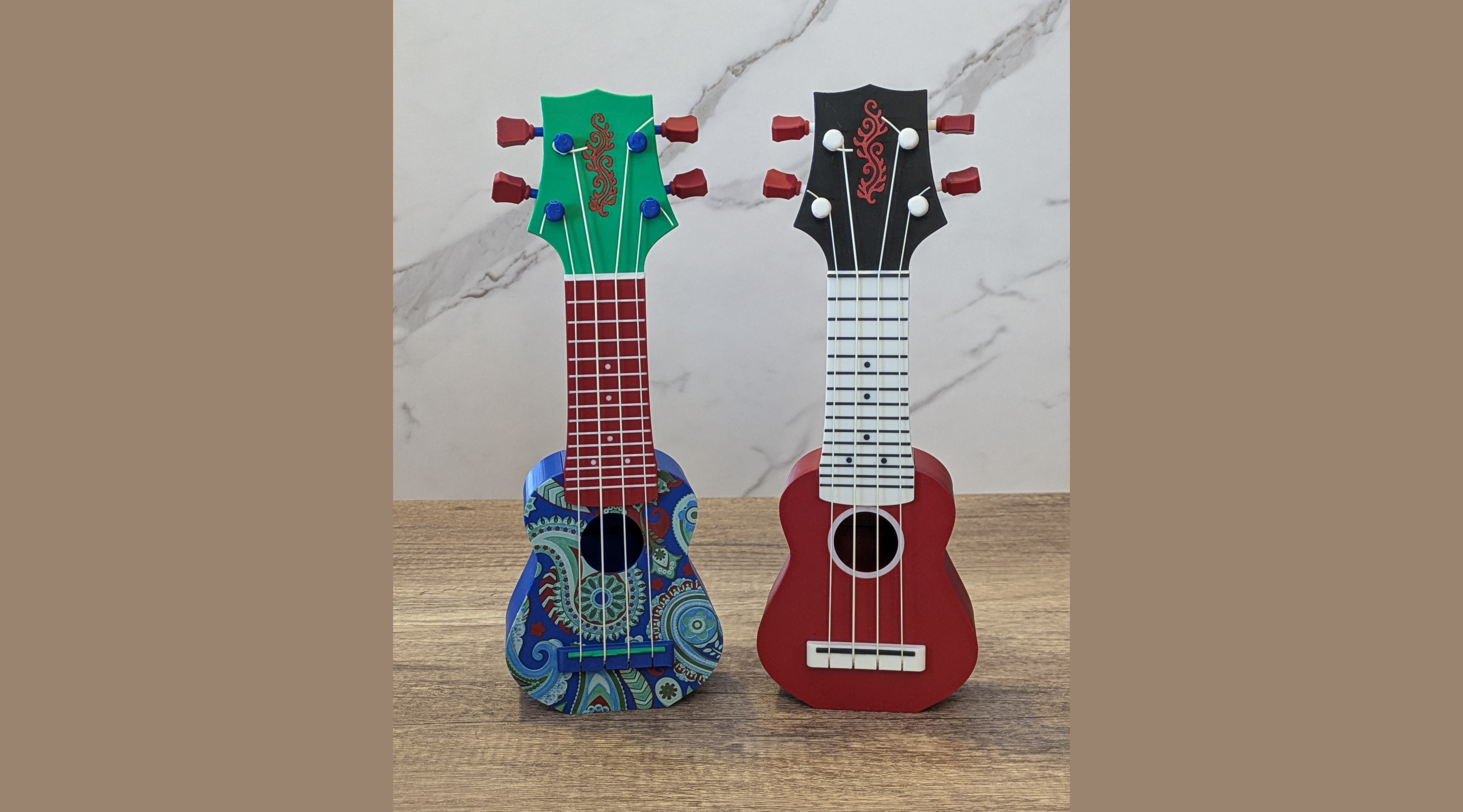 Miniatura 2 do modelo 3D Micro Ukulele - Sopranissimo Sized Uke