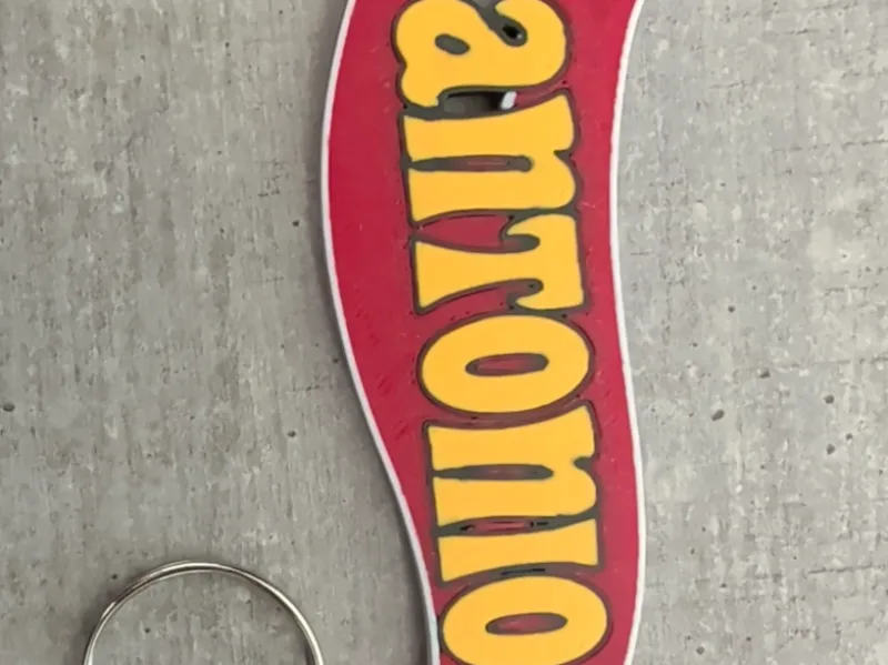 Portachiavi Stile Hotweels personalizzato