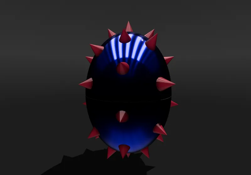 Spiky Egg Container