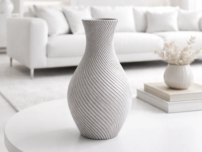 vase spiralé