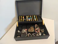 All parts required to build the elegant jewelry box