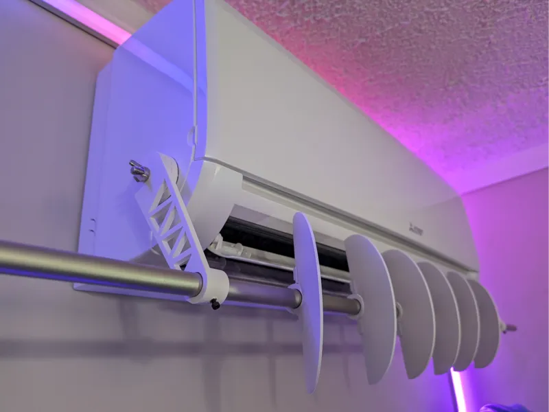 BreezeBar: Modular Air Deflector for Heat Pumps