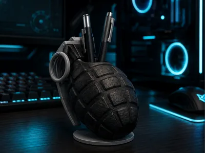 Tactical Grenade Pen Holder 