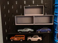 Vitrine miniatures 1:64 pour panneau Ikea Skadis — photo 2