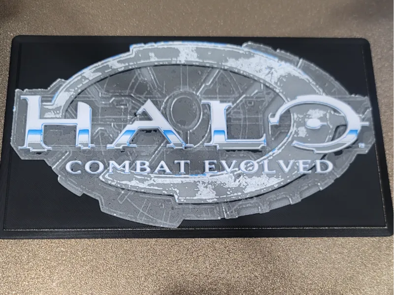Halo 1 hueforge logo