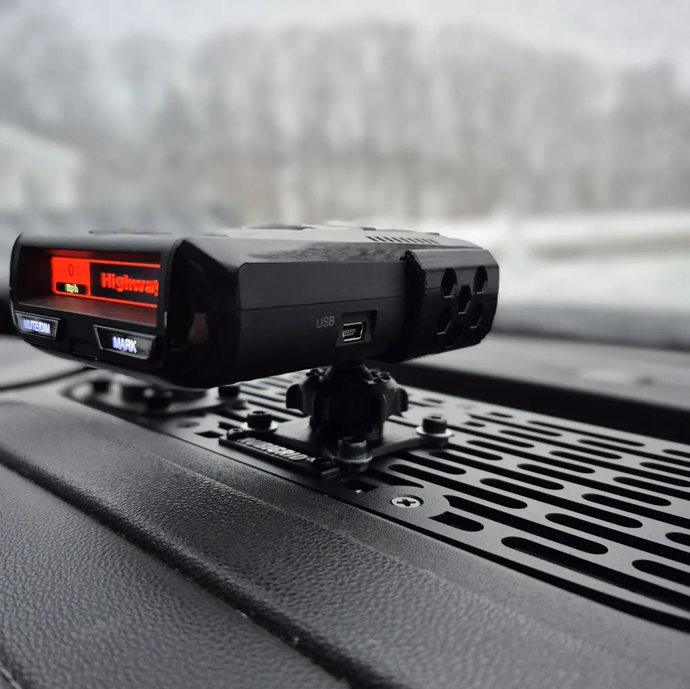 Uniden R3 Ram Mount Uniden R3 Mount for Amps - Free 3D Print Model - MakerWorld
