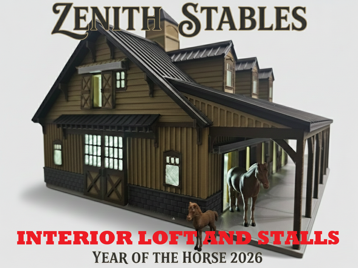 Zenith Stable - Interior Loft and Stalls