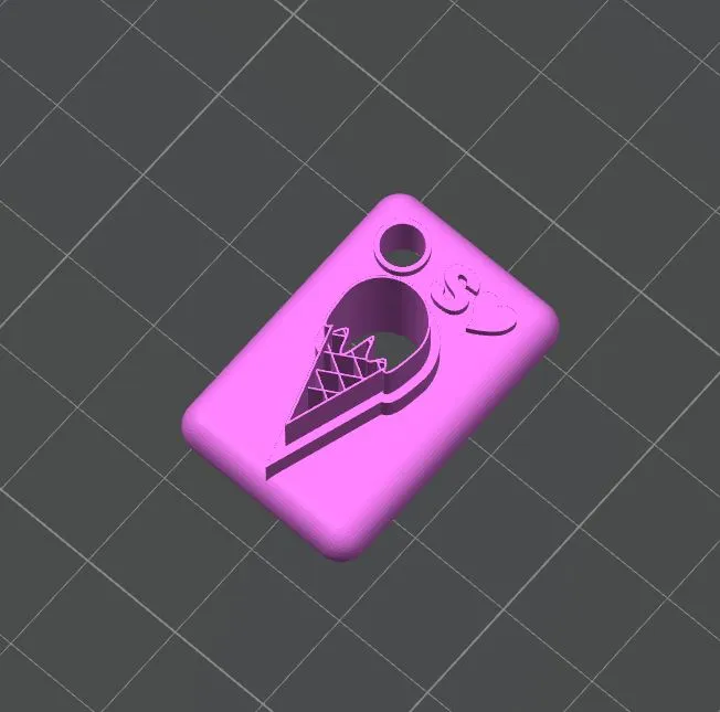 Polymer Clay Earring Cutter - Ice Cream view 2