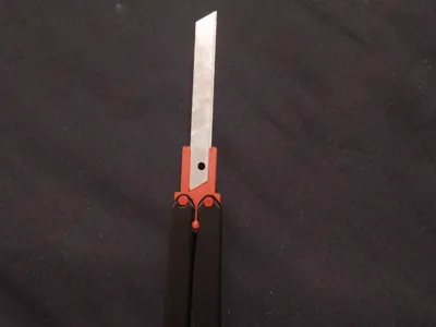 butterfly knife 9mm utilityblade