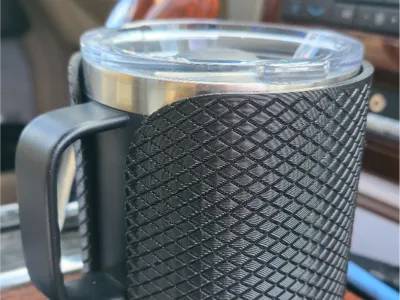 Cup Holder Expander, Swivel Top for Yeti Mug