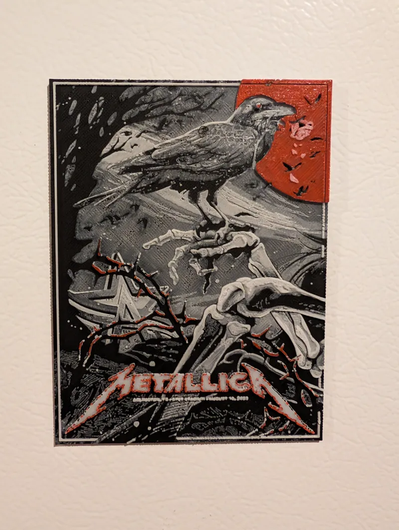 Metallica Texas Concert Poster - HueForge