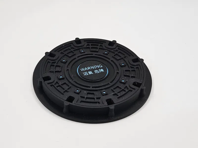 Cyberpunk Manhole Cover Coasters