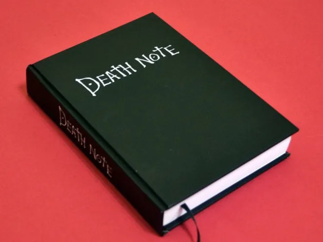 death note libreta plana 