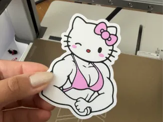 Chaveiro Hello Kitty Maromba Forte e Musculosa