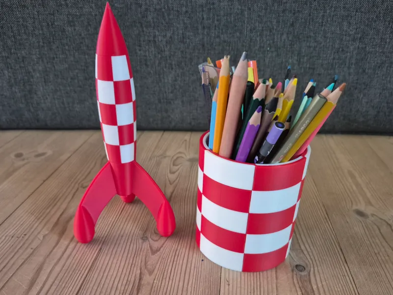 Tintin Pencil holder