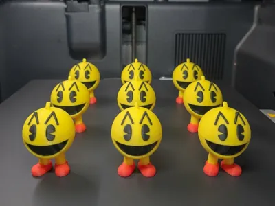 PAC MAN  keychain multicolor