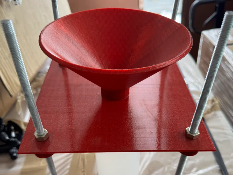 self- holding funnel