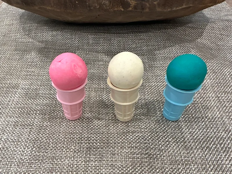 Small Ice Cream Cone for Play Doh