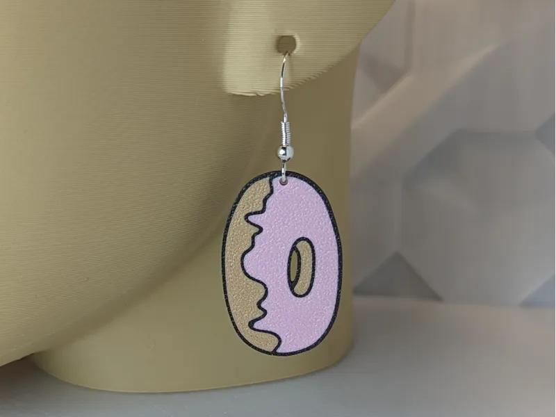 Cute Donut Earring
