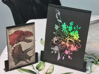 Parametric postcard/art  stand