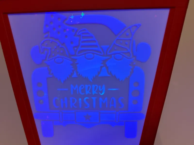 Lichtpaneele für den festlichen Laternenpfahl