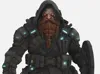 Techwear Dwarf Fighter - 0.12mm Detail