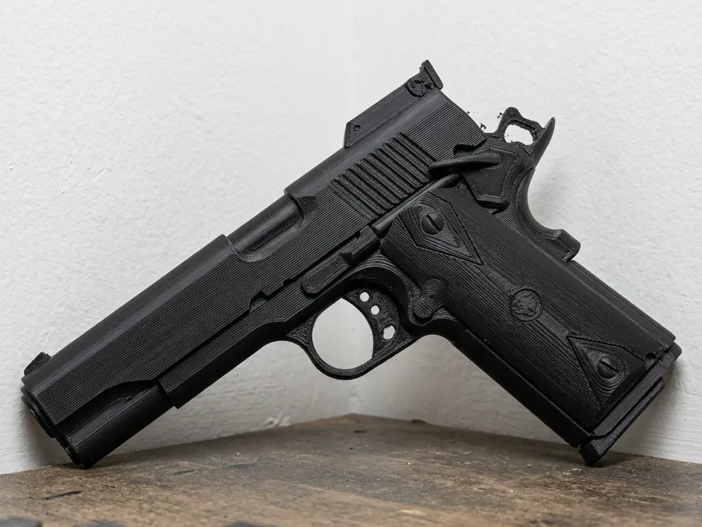 M1911手枪(两种打印配置:小号版和真实比例版) - 1