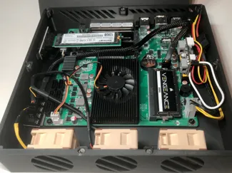 Compact 1U half-width 2-bay NAS Case