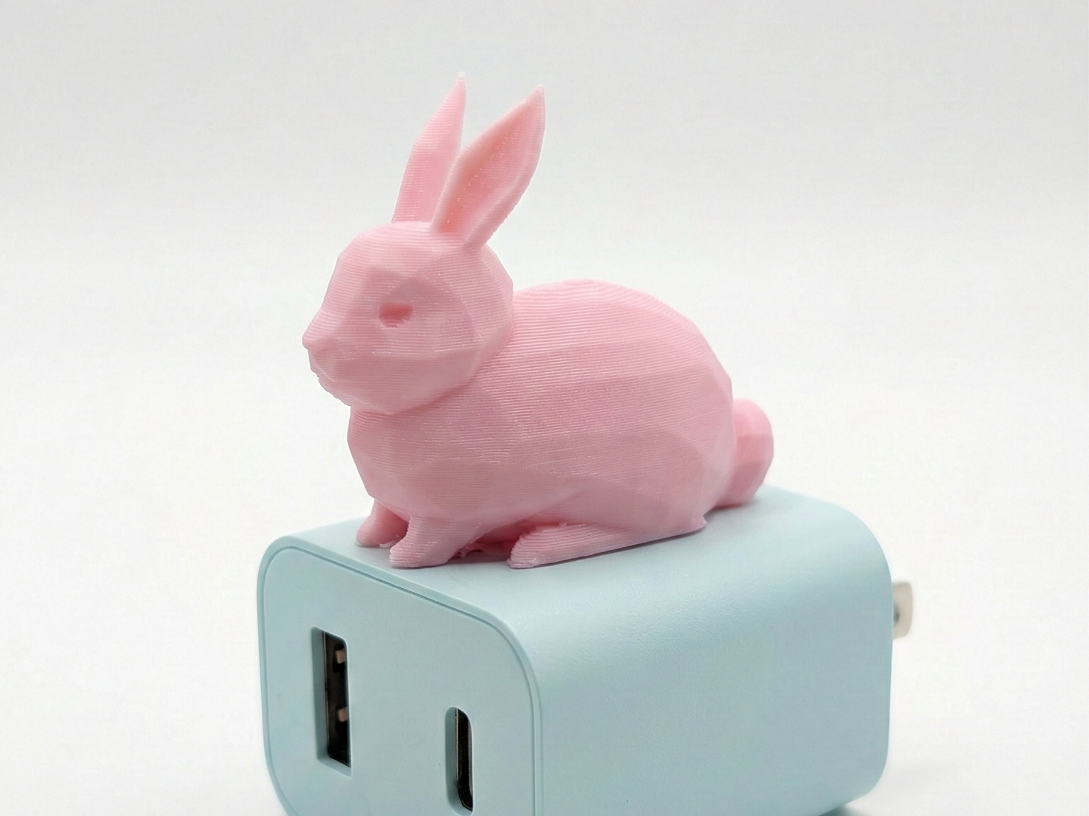 Minature Bunny Low Poly fast print