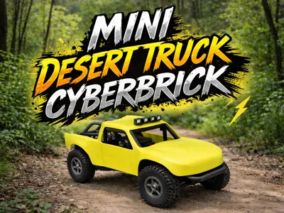 Mini Desert Truck RC for Cyberbrick