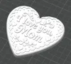 Heart Cookie - White - 0.2mm layer, 2 walls, 10% infill