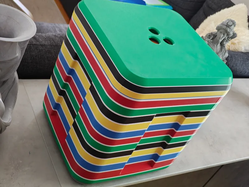 Large bin, NO suports.
