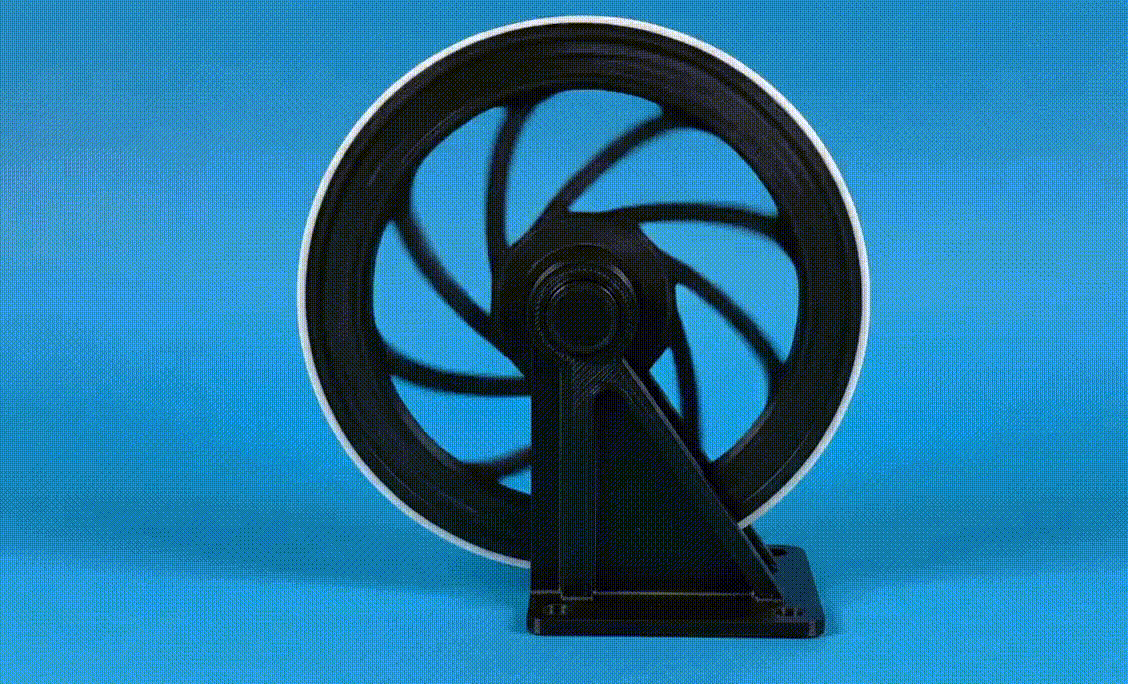 AirFlex Spiral BIG Wheel with TPU Tire & Mount