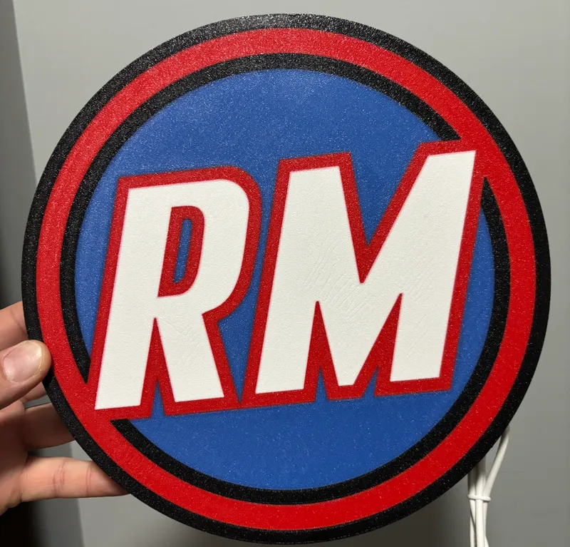 RM Logo Light Box