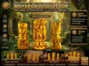 Set of Mayan Gold Sculptures 0.2mm 2 walls 15% infill