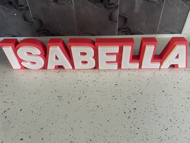 Isabella Name Lightbox