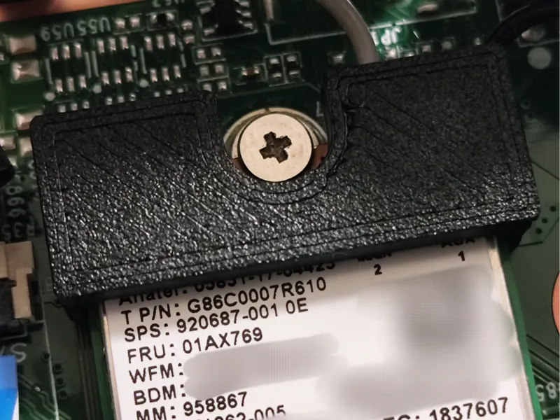Lenovo ThinkCentre M75q Gen2 Wi-Fi card shield